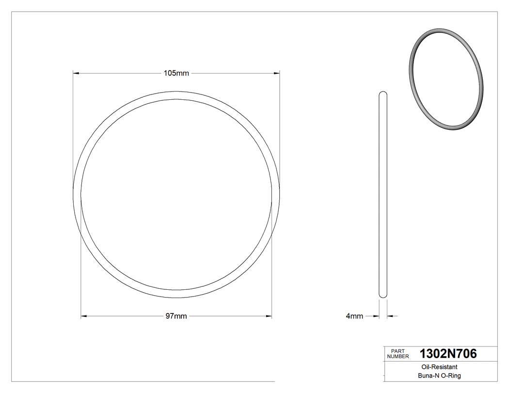 Technical drawing - 1302N706